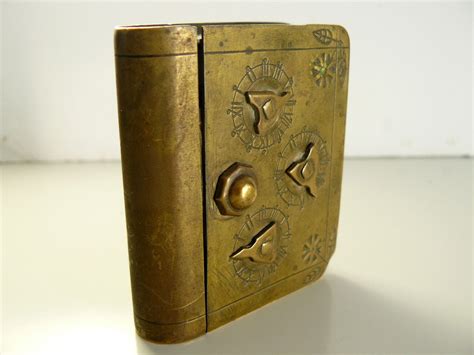 Antique Lock Box Combination 